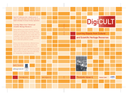 Learning Objects from Cultural and Scientific Heritage