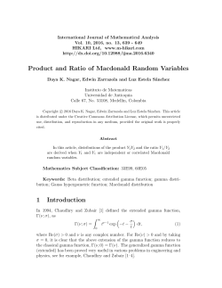 Product and ratio of Macdonald random variables