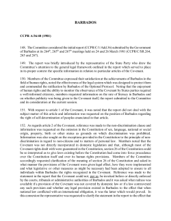 ICCPR (1988) Concluding Observations