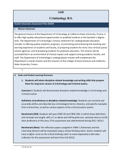 Criminology BS