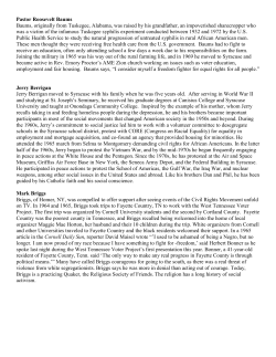 Pastor Roosevelt Baums