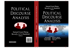 Political Discourse Analysis