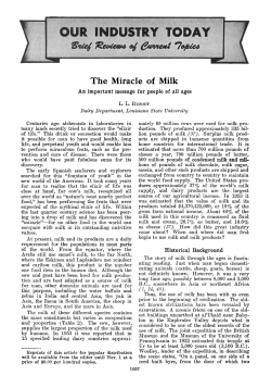 The Miracle of Milk