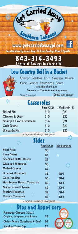 Low Country Boil in a Bucket www.getcarriedawaypi.com Sides Dips