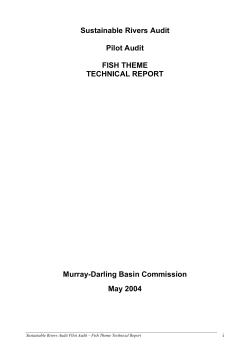 Fish Theme Technical Report - Murray