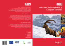 The Status and Distribution of European Mammals