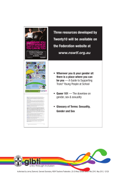 Three resources developed by Twenty10 will be available on the