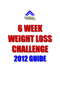 6 Week Weight Loss Challenge