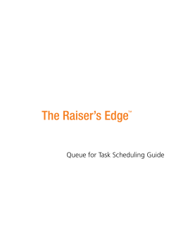 Queue for Task Scheduling Guide