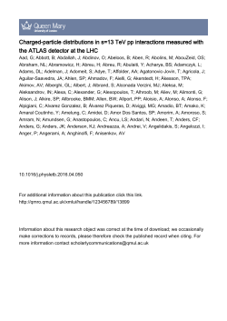 Charged-particle distributions in s=13 TeV pp interactions measured