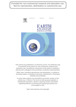 This article was published in an Elsevier journal. The attached copy