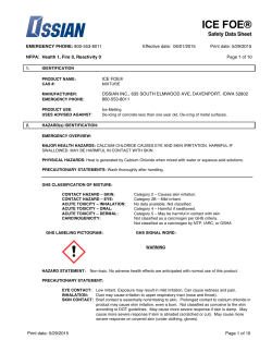 ICE FOE - Vanderbilt Environmental Health and Safety