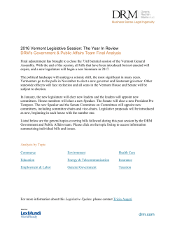 Final 2016 Legislative Update
