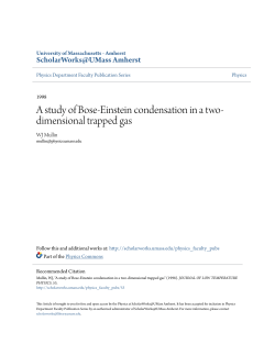 A study of Bose-Einstein condensation in a two