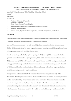 CROW LOADING TESTS ON A LONG SPAN STEEL FOOTBRIDGE