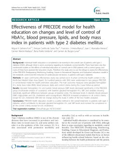 Effectiveness of PRECEDE model for health education on changes