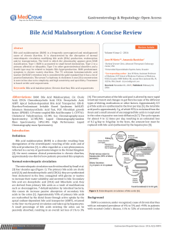 Bile Acid Malabsorption: A Concise Review
