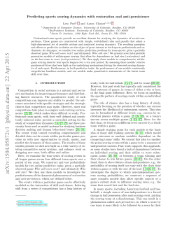 Predicting sports scoring dynamics with restoration and anti