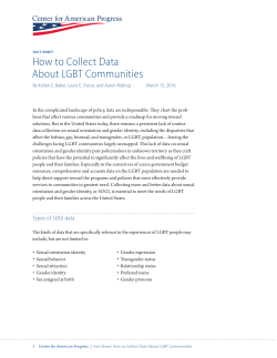How to Collect Data About LGBT Communities