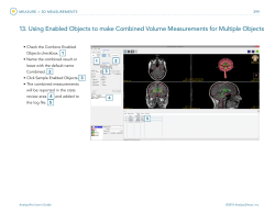 Making Volume Measurements of Combined Objects
