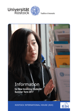 Information - Uni Rostock