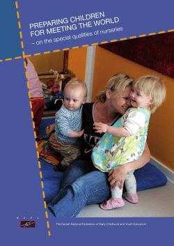 preparing children for meeting the world