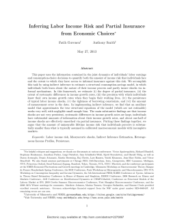 Inferring Labor Income Risk and Partial Insurance from Economic