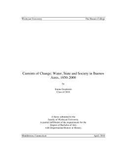 Currents of Change: Water, State and Society