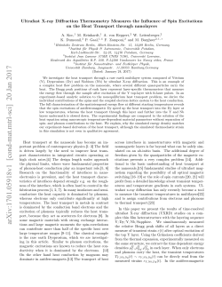 Ultrafast X-ray Diffraction Thermometry Measures the Influence of