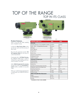 TOP OF THE RANGE - Horizon &ndash; Measure Right