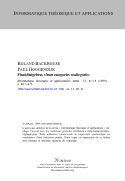 Final dialgebras : from categories to allegories