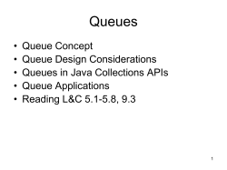 and Queues