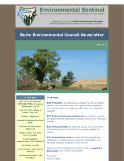 July 2016 - Butte Environmental Council
