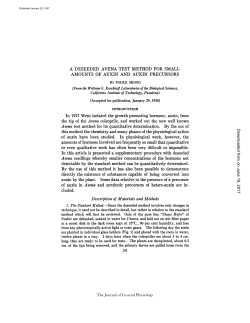 (From the William G. Kerckkoff Laboratories of tke Biological