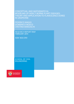 conceptual and mathematical modeling of insect