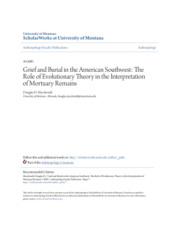 Grief and Burial in the American Southwest