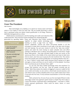 February 2015 Swash Plate - Combat Helicopter Pilots Association