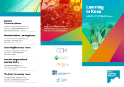 Learning in Knox - Knox Learning Alliance