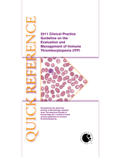 2011 Clinical Practice Guideline on the Evaluation and