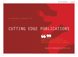 Cutting EdgE PubliCations