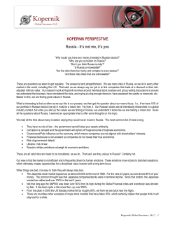 KOPERNIK PERSPECTIVE Russia