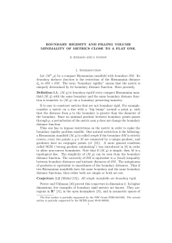 BOUNDARY RIGIDITY AND FILLING VOLUME MINIMALITY OF