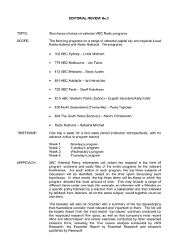 Editorial Review No 3