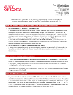 IMPORTANT: The information on the following