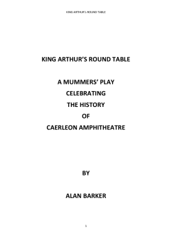 king arthur`s round table a mummers` play