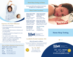 Home Sleep Testing - Lexington Health Network
