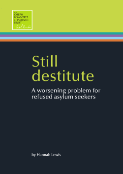 A worsening problem for refused asylum seekers