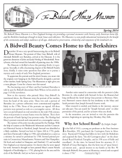 Spring 2014 Newsletter