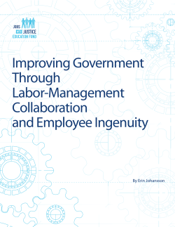 Improving Government Through Labor