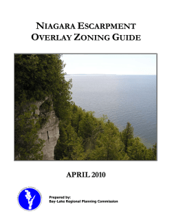 NIAGARA ESCARPMENT OVERLAY ZONING GUIDE